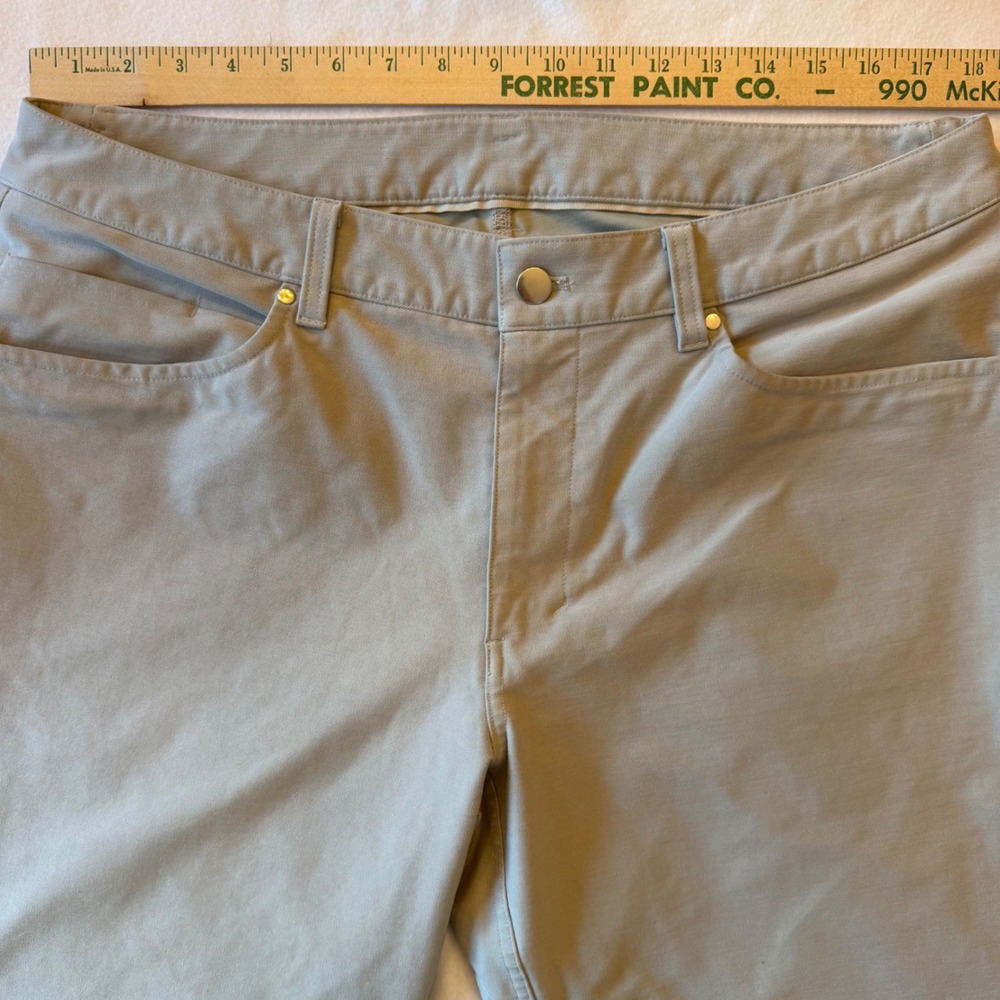Lululemon ABC Classic-Fit Pant 36x32 Seal Grey Warpstreme Classic Athleisure - Picture 6 of 11